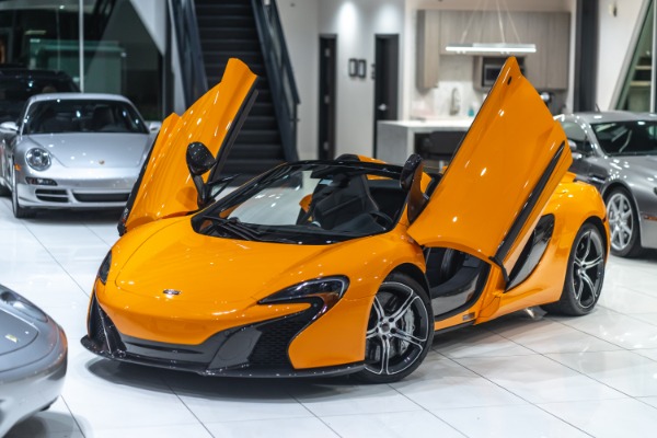 Used 2015 McLaren 650S Spider Convertible ELITE PAINT! LOADED WITH CARBON! for sale Sold at Chicago Motor Cars in West Chicago IL 60185 3