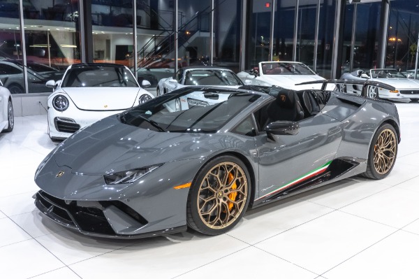 Used-2018-Lamborghini-Huracan-LP640-4-Performante-Spyder-MSRP-361K-Grigio-Telesto