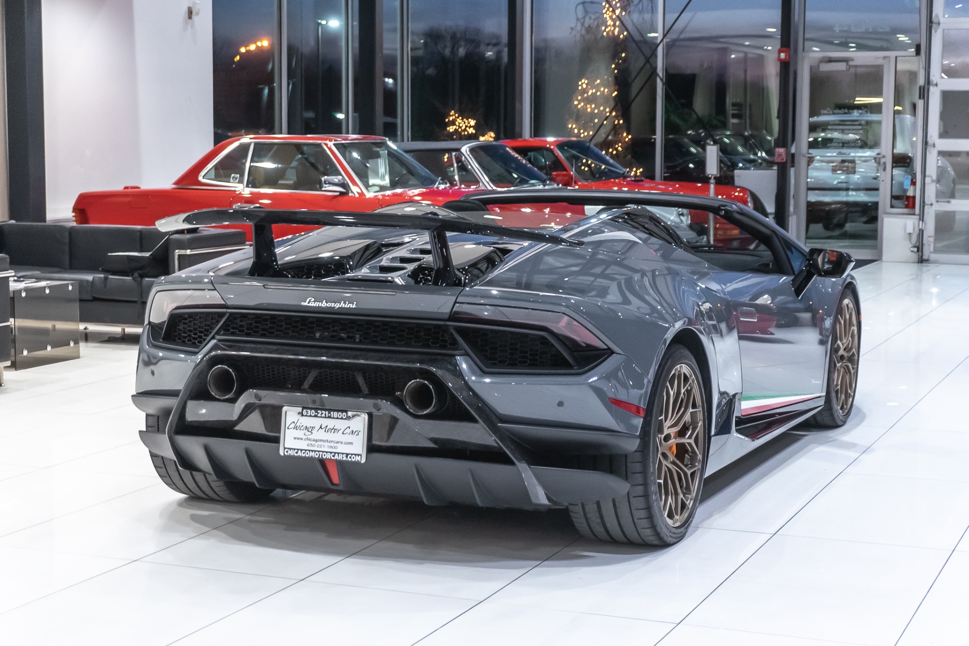 Used-2018-Lamborghini-Huracan-LP640-4-Performante-Spyder-MSRP-361K-Grigio-Telesto