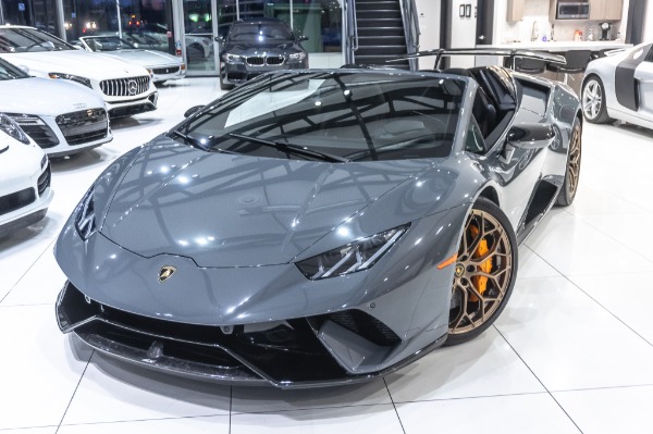 Used-2018-Lamborghini-Huracan-LP640-4-Performante-Spyder-MSRP-361K-Grigio-Telesto