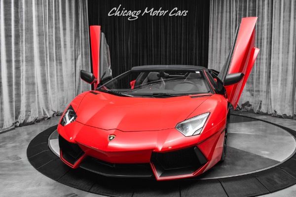 Used 2016 Lamborghini Aventador LP700-4 Pirelli Edition Roadster 1/15 Ever Made Convertible ULTRA RARE! for sale Sold at Chicago Motor Cars in West Chicago IL 60185 2