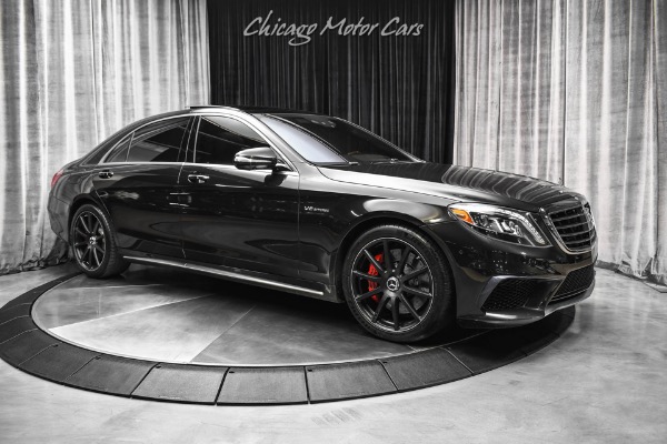 Used 2015 Mercedes-Benz S63 AMG 4 Matic Sedan MSRP $157,675+ for sale Sold at Chicago Motor Cars in West Chicago IL 60185 6