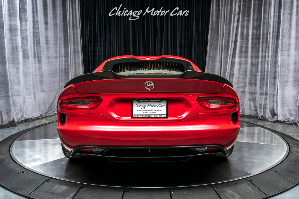 Used 2014 Dodge SRT Viper Coupe AMAZING SPEC! ADVANCED AERODYNAMICS PACKAGE! for sale Sold at Chicago Motor Cars in West Chicago IL 60185 4