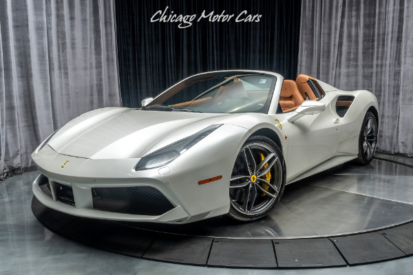 Used 2017 Ferrari 488 Spider Convertible Only 3800 Miles! MSRP $409k+ NEW for sale Sold at Chicago Motor Cars in West Chicago IL 60185 2