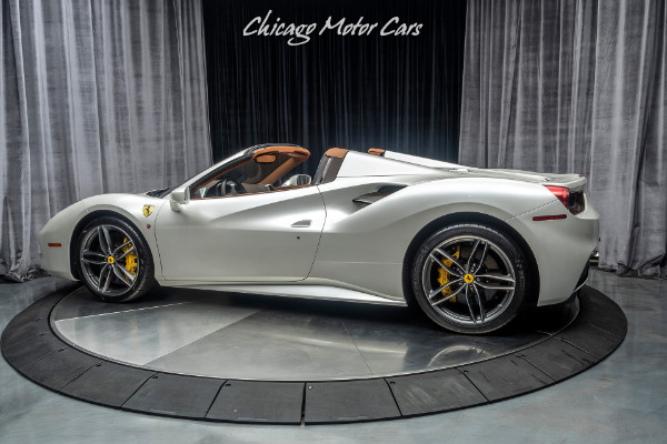 Used 2017 Ferrari 488 Spider Convertible Only 3800 Miles! MSRP $409k+ NEW for sale Sold at Chicago Motor Cars in West Chicago IL 60185 3