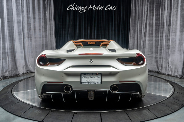 Used 2017 Ferrari 488 Spider Convertible Only 3800 Miles! MSRP $409k+ NEW for sale Sold at Chicago Motor Cars in West Chicago IL 60185 4