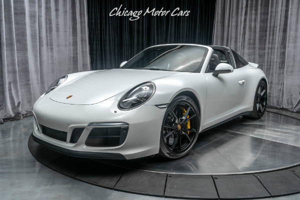Used 2018 Porsche 911 Targa 4 GTS Convertible Only 1600 Miles Manual Trans Original MSRP $166k+ for sale Sold at Chicago Motor Cars in West Chicago IL 60185 2