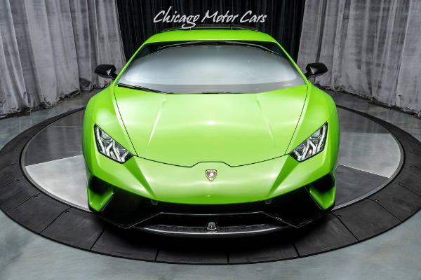 Used-2018-Lamborghini-Huracan-LP-640-4-Performante-Coupe-MSRP-335K-VERDE-MANTIS-Upgrades