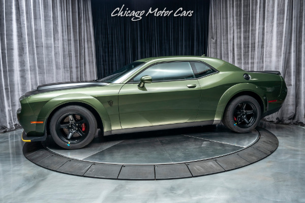 Used 2018 Dodge Challenger SRT Demon ONLY 37 MILES! F8 GREEN! DEMON CRATE! for sale Sold at Chicago Motor Cars in West Chicago IL 60185 1