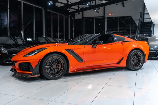 Used 2019 Chevrolet Corvette ZR1 3ZR Sebring Orange! ZTK Track Performance Pkg! Carbon! HOT Spec! LOADED for sale Sold at Chicago Motor Cars in West Chicago IL 60185 2