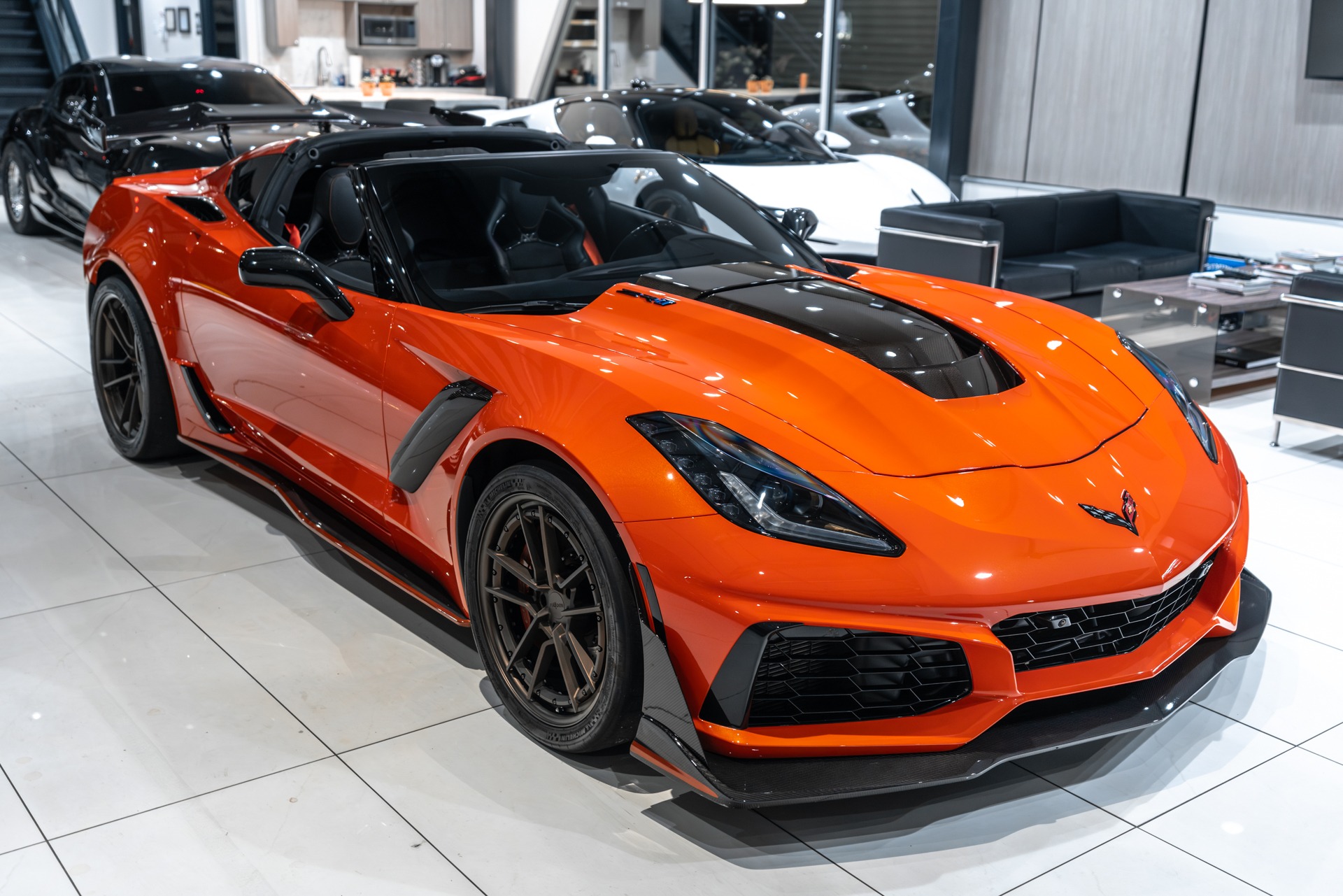 Used-2019-Chevrolet-Corvette-ZR1-3ZR-Sebring-Orange-ZTK-Track-Performance-Pkg-Carbon-HOT-Spec-LOADED