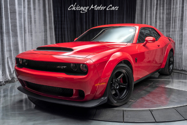 Used 2018 Dodge Challenger SRT Demon Coupe Only 128 Miles! DEMON Crate INCLUDED for sale Sold at Chicago Motor Cars in West Chicago IL 60185 2