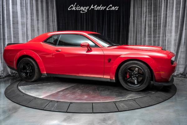 Used 2018 Dodge Challenger SRT Demon Coupe Only 128 Miles! DEMON Crate INCLUDED for sale Sold at Chicago Motor Cars in West Chicago IL 60185 6