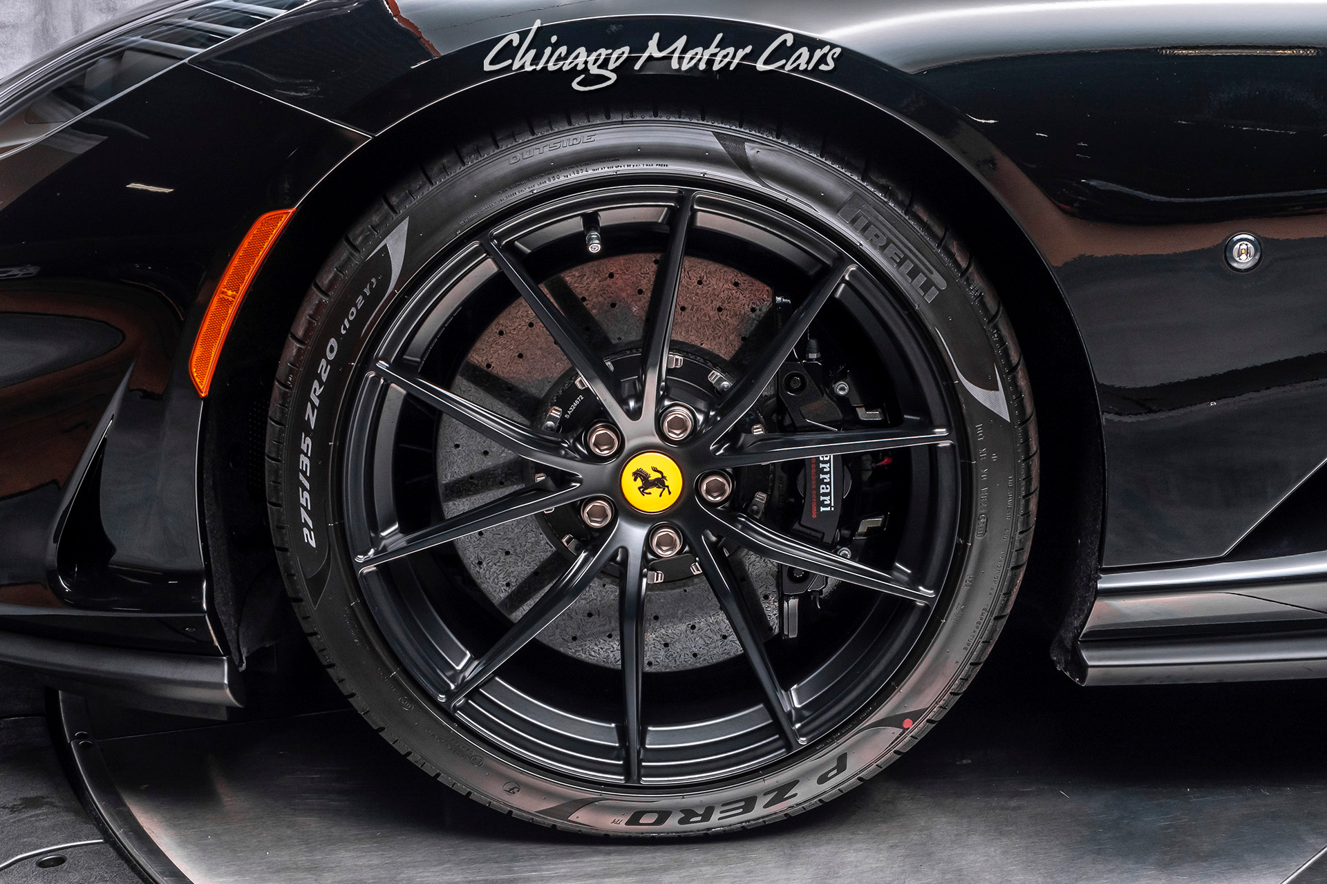 Used-2019-Ferrari-812-Superfast-Coupe-MATTE-BLACK-FORGED-RACING-WHEELS-ONLY-300-MILES