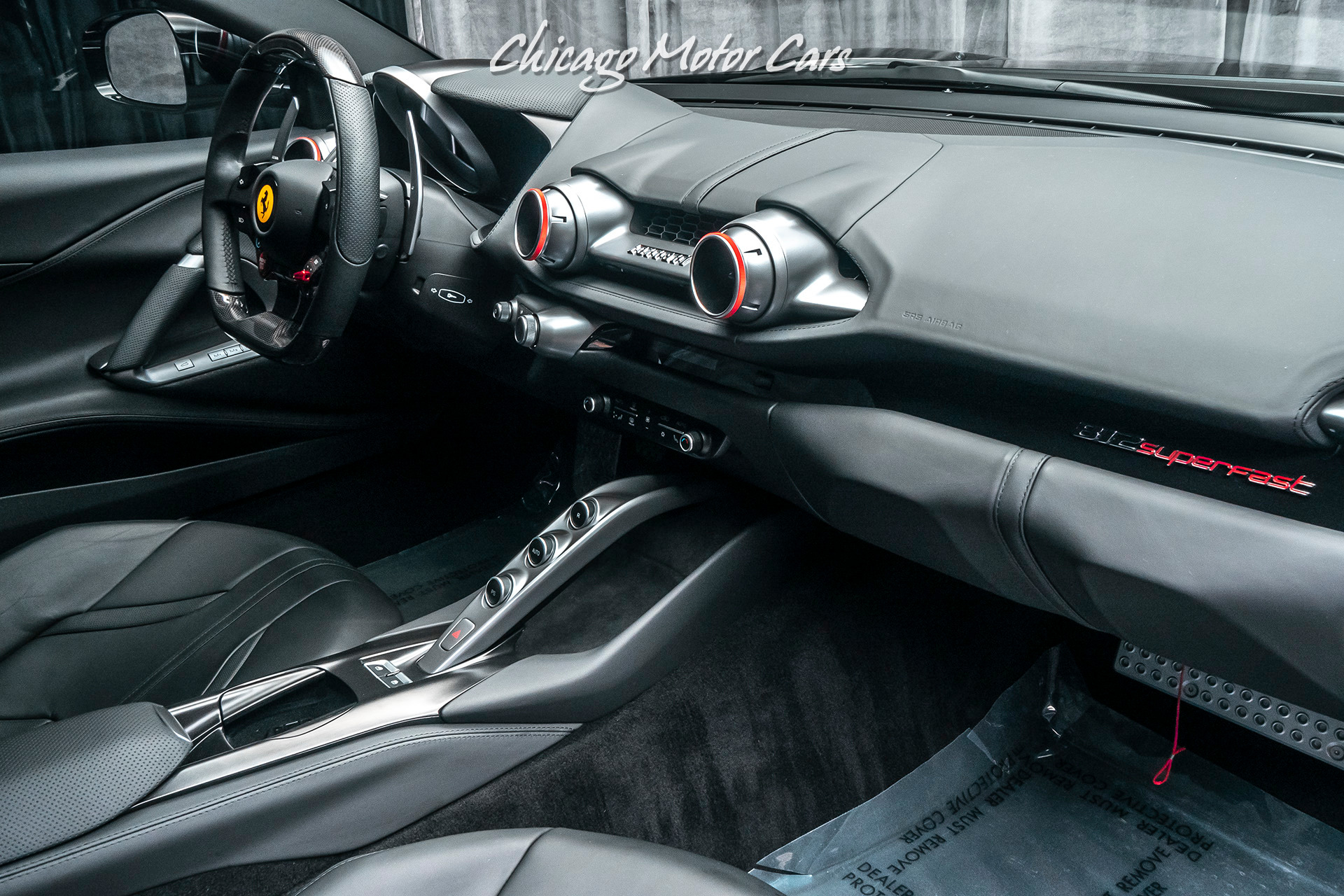 Used-2019-Ferrari-812-Superfast-Coupe-MATTE-BLACK-FORGED-RACING-WHEELS-ONLY-300-MILES