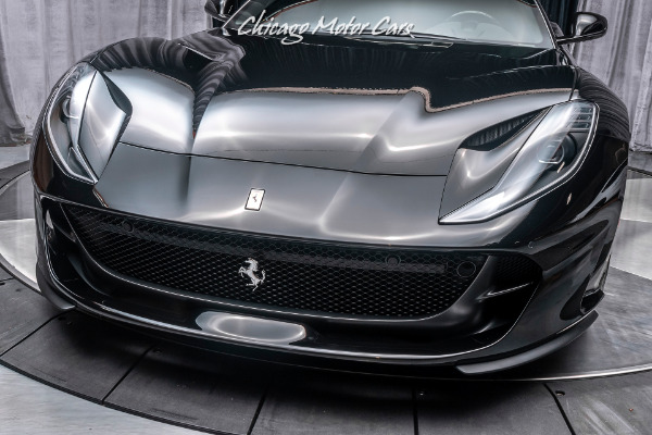 Used-2019-Ferrari-812-Superfast-Coupe-MATTE-BLACK-FORGED-RACING-WHEELS-ONLY-300-MILES