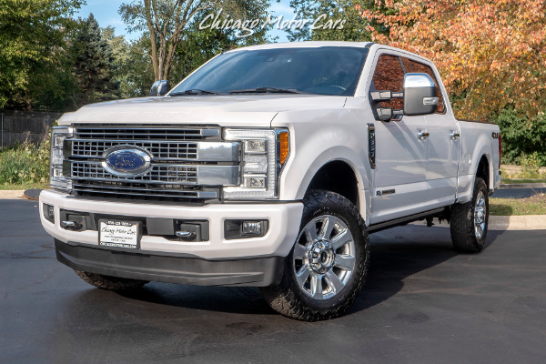Used 2017 Ford F-350 Super Duty Platinum Ultimate 4x4 SRW 6.7 Power Stroke Turbo Diesel LOADED! for sale Sold at Chicago Motor Cars in West Chicago IL 60185 2