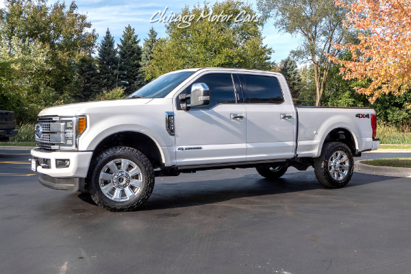 Used 2017 Ford F-350 Super Duty Platinum Ultimate 4x4 SRW 6.7 Power Stroke Turbo Diesel LOADED! for sale Sold at Chicago Motor Cars in West Chicago IL 60185 1