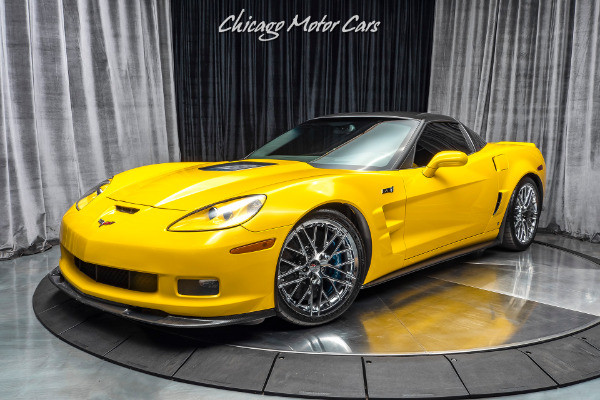 Used 2009 Chevrolet Corvette ZR1 3ZR Coupe MSRP $119K+ LOW MILES! SUPERCHARGED 638HP! for sale Sold at Chicago Motor Cars in West Chicago IL 60185 2