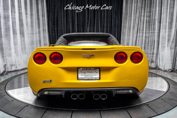 Used 2009 Chevrolet Corvette ZR1 3ZR Coupe MSRP $119K+ LOW MILES! SUPERCHARGED 638HP! for sale Sold at Chicago Motor Cars in West Chicago IL 60185 4