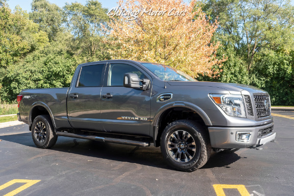 Used 2017 Nissan Titan XD PRO-4X 4WD Cummins Turbo-Diesel Pickup LUXURY PACK! for sale Sold at Chicago Motor Cars in West Chicago IL 60185 4