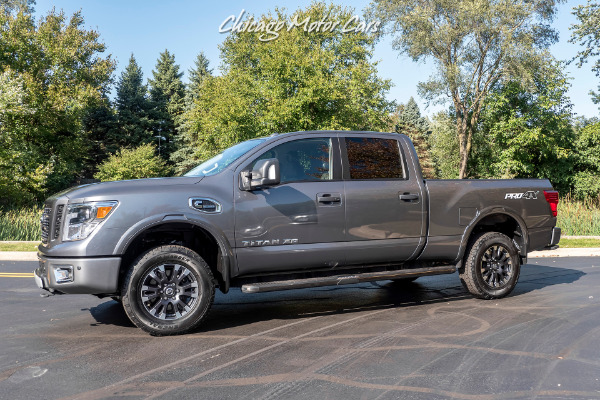 Used 2017 Nissan Titan XD PRO-4X 4WD Cummins Turbo-Diesel Pickup LUXURY PACK! for sale Sold at Chicago Motor Cars in West Chicago IL 60185 1