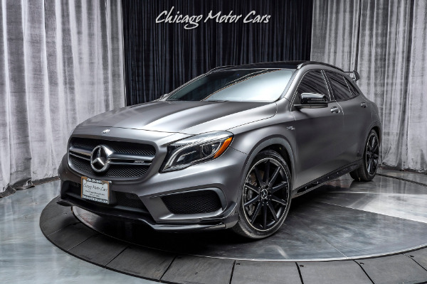 Used 2015 Mercedes-Benz GLA45 AMG GLA45 AMG 4MATIC Hatchback MSRP $64K+ FACTORY MATTE EXTERIOR! for sale Sold at Chicago Motor Cars in West Chicago IL 60185 2