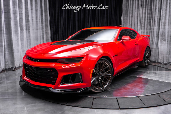 Used 2017 Chevrolet Camaro ZL1 Coupe 6-SPEED MANUAL+ PERFORMANCE DATA VIDEO RECORDER! ONLY 7K MILES! for sale Sold at Chicago Motor Cars in West Chicago IL 60185 2