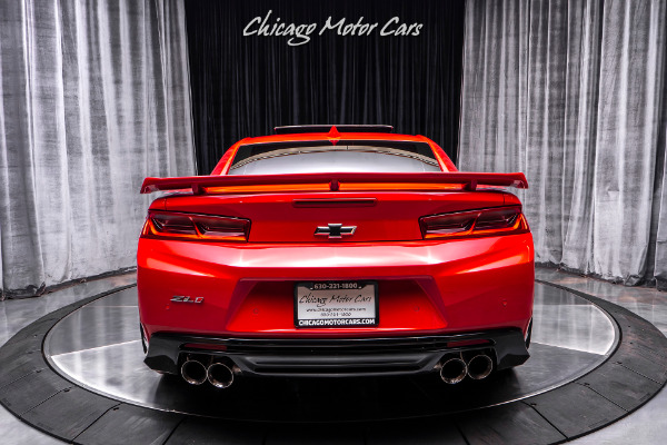 Used 2017 Chevrolet Camaro ZL1 Coupe 6-SPEED MANUAL+ PERFORMANCE DATA VIDEO RECORDER! ONLY 7K MILES! for sale Sold at Chicago Motor Cars in West Chicago IL 60185 4