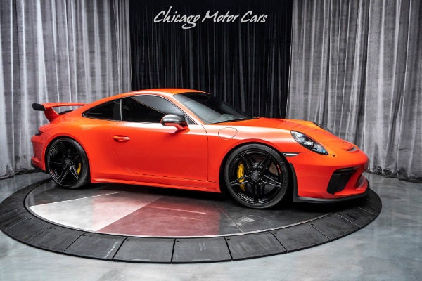 Used 2018 Porsche 911 GT3 Coupe MSRP $186K+ $38k in UPGRADES! 6-SPEED MANUAL! for sale Sold at Chicago Motor Cars in West Chicago IL 60185 6