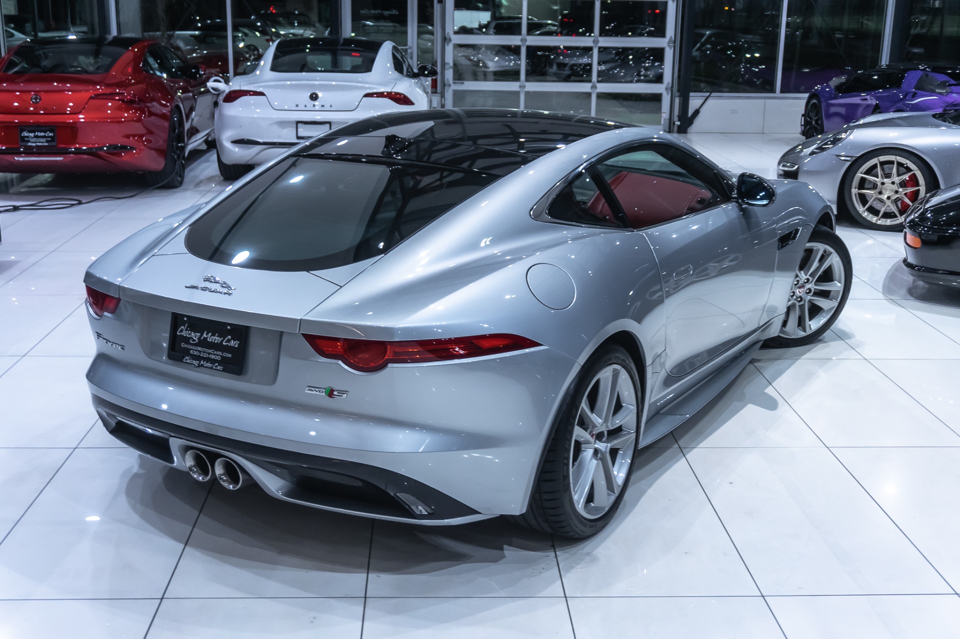 Used-2017-Jaguar-F-TYPE-S-AWD-Coupe-Only-15K-Miles-Performance-Seats-Supercharged