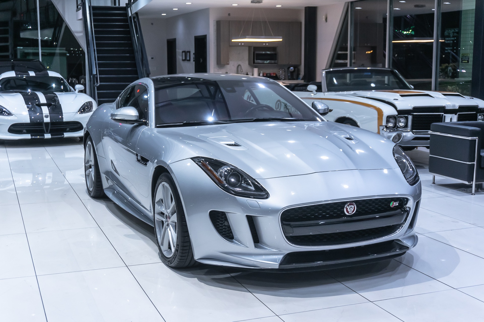 Used-2017-Jaguar-F-TYPE-S-AWD-Coupe-Only-15K-Miles-Performance-Seats-Supercharged