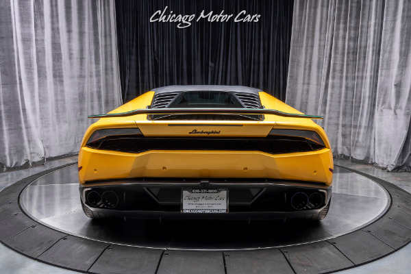 Used 2015 Lamborghini Huracan LP610-4 Coupe MSRP $284K+ UPGRADES! NOVITEC CARBON FIBER! for sale Sold at Chicago Motor Cars in West Chicago IL 60185 4
