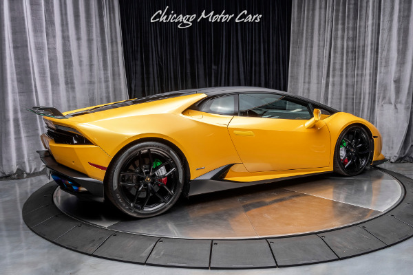 Used 2015 Lamborghini Huracan LP610-4 Coupe MSRP $284K+ UPGRADES! NOVITEC CARBON FIBER! for sale Sold at Chicago Motor Cars in West Chicago IL 60185 5