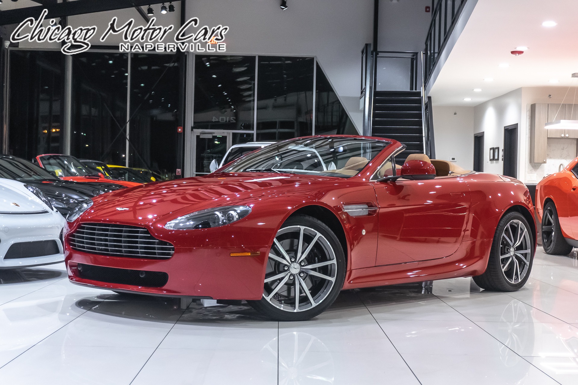 Used 2010 Aston Martin V8 Vantage Roadster 6-Speed only 7k Miles! for sale Sold at Chicago Motor Cars in West Chicago IL 60185 1