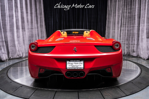 Used 2013 Ferrari 458 Spider Convertible Factory Ferrari Carbon Fiber! Scuderia Shields! for sale Sold at Chicago Motor Cars in West Chicago IL 60185 4
