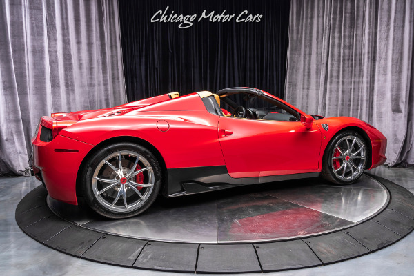 Used 2013 Ferrari 458 Spider Convertible Factory Ferrari Carbon Fiber! Scuderia Shields! for sale Sold at Chicago Motor Cars in West Chicago IL 60185 5