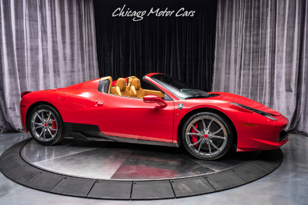 Used 2013 Ferrari 458 Spider Convertible Factory Ferrari Carbon Fiber! Scuderia Shields! for sale Sold at Chicago Motor Cars in West Chicago IL 60185 6