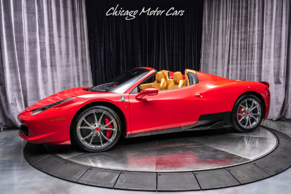 Used 2013 Ferrari 458 Spider Convertible Factory Ferrari Carbon Fiber! Scuderia Shields! for sale Sold at Chicago Motor Cars in West Chicago IL 60185 1