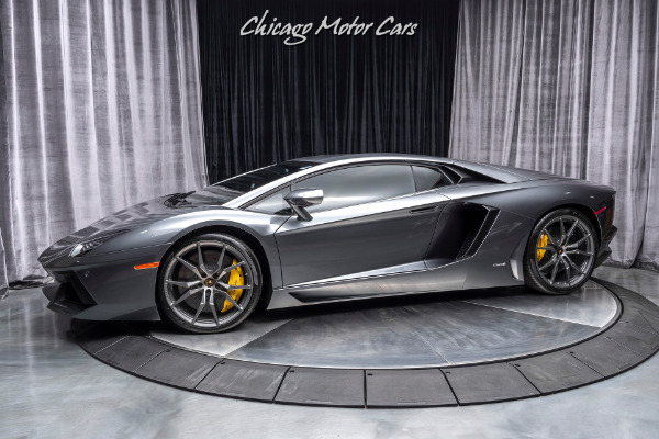 Used 2015 Lamborghini Aventador LP700-4 Coupe Original MSRP $458k+ Serviced Only 5k Miles! for sale Sold at Chicago Motor Cars in West Chicago IL 60185 2