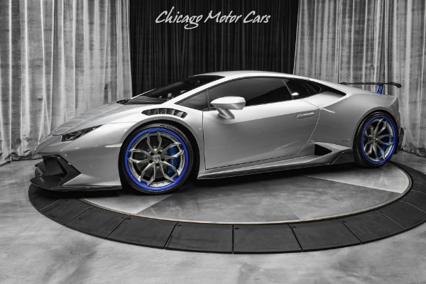 Used 2015 Lamborghini Huracan LP610-4 Coupe Vorsteiner NOVARA Carbon Fiber HREs for sale Sold at Chicago Motor Cars in West Chicago IL 60185 1