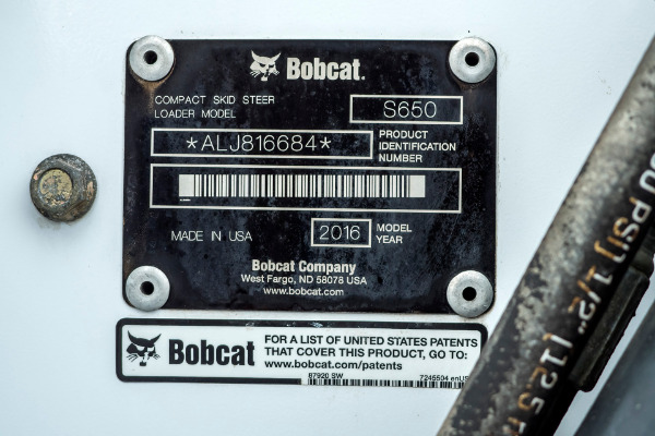 Used-2016-BOBCAT-S650-Skid-Steer