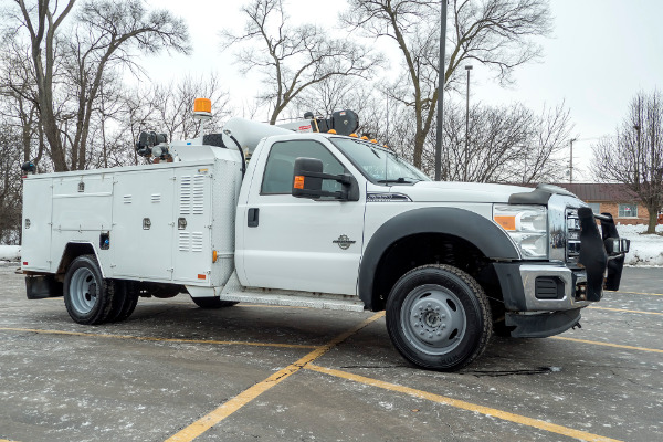 Used 2013 Ford F550 XL 4X4 Service Truck for sale Sold at Chicago Motor Cars in West Chicago IL 60185 3