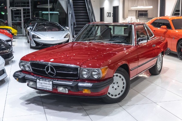 Used 1987 Mercedes-Benz 560SL Roadster Hard Top! Classic Color Combination! for sale Sold at Chicago Motor Cars in West Chicago IL 60185 3