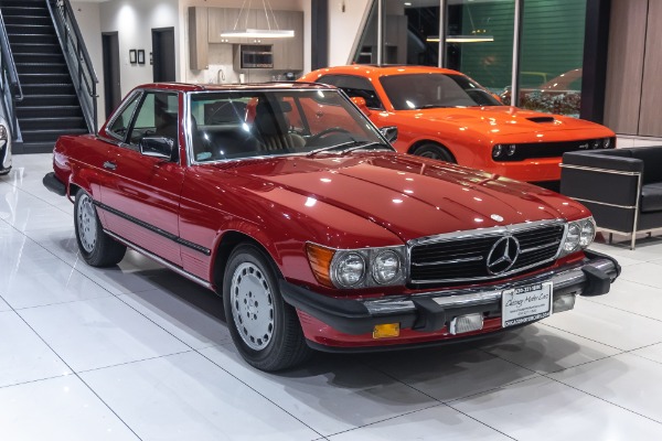 Used 1987 Mercedes-Benz 560SL Roadster Hard Top! Classic Color Combination! for sale Sold at Chicago Motor Cars in West Chicago IL 60185 6