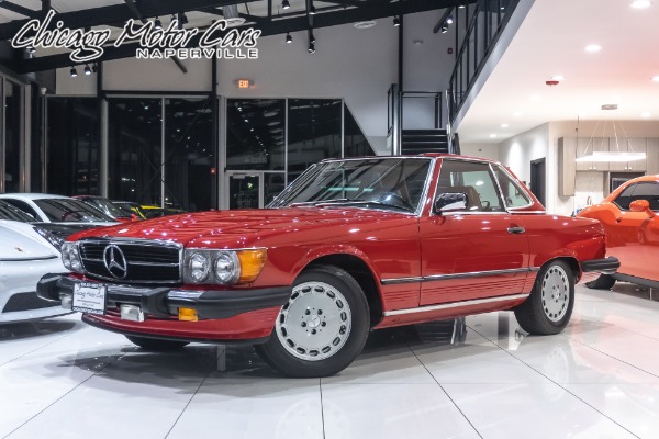 Used 1987 Mercedes-Benz 560SL Roadster Hard Top! Classic Color Combination! for sale Sold at Chicago Motor Cars in West Chicago IL 60185 1
