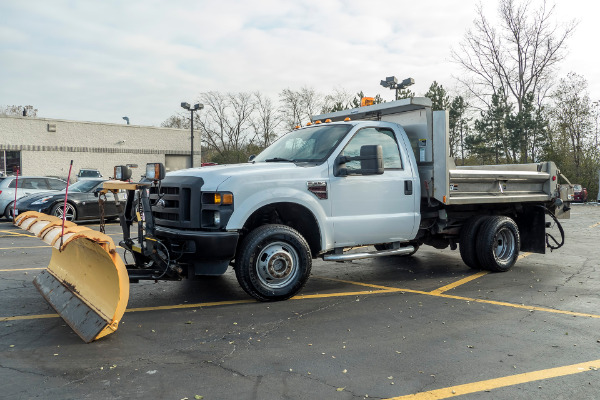 Used 2009 Ford F-350 XL Super Duty with Snow Plow/Spreader for sale Sold at Chicago Motor Cars in West Chicago IL 60185 1