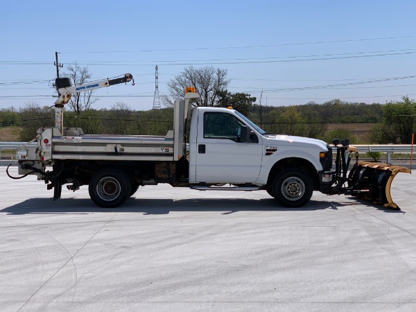 Used-2009-Ford-F-350-XL-Super-Duty-with-Snow-PlowSpreaderCable-Hoist