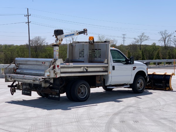 Used-2009-Ford-F-350-XL-Super-Duty-with-Snow-PlowSpreaderCable-Hoist