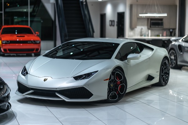 Used 2015 Lamborghini Huracan LP 610-4 MSRP $296K+ *BIANCO CANOPUS $14K OPTION* for sale Sold at Chicago Motor Cars in West Chicago IL 60185 2